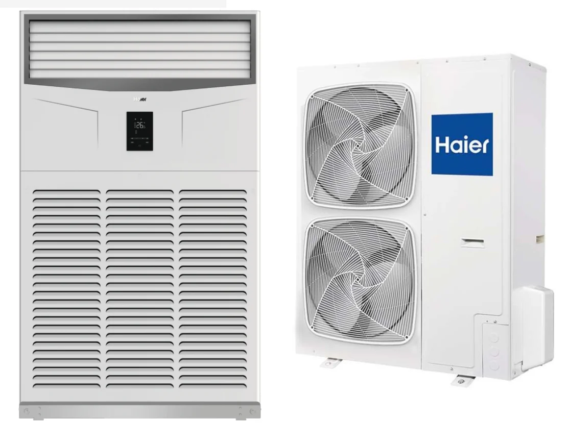 AP96FS1ERA / 1U96WS1ERB, Сплит-система, Haier, Super Match R410A, колонная, высоконапорная, без пульта