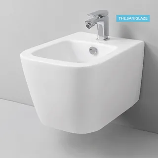 Биде, Artceram, A16, подвесной, шгв 360*525*290, Saniglaze, цвет-белый матовый (Товар заказной, возврату не подлежит)