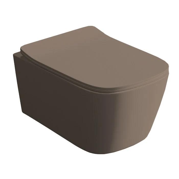 Унитаз, Artceram, A16, подвесной, шгв 360*520*290, Saniglaze, цвет-Brown matera (Товар заказной, возврату не подлежит)