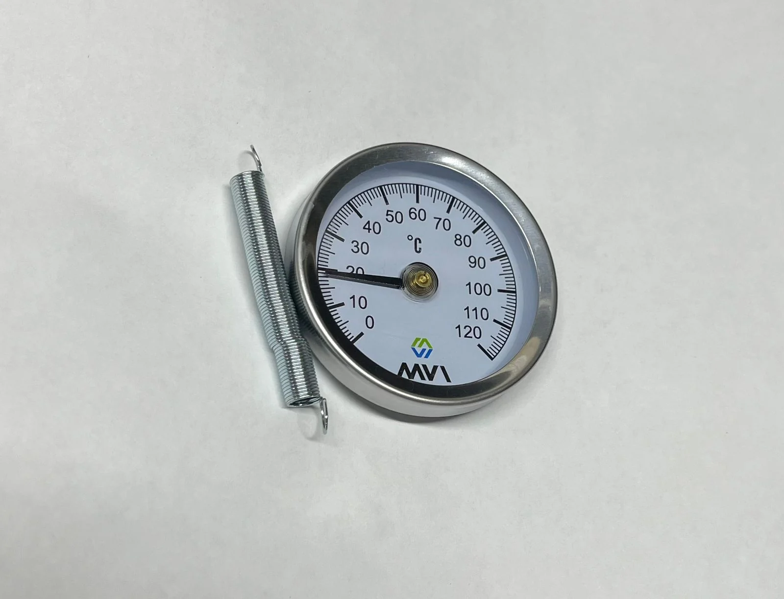 Термометр, аксиальный, накладной, D63, от 0°C до 120°C