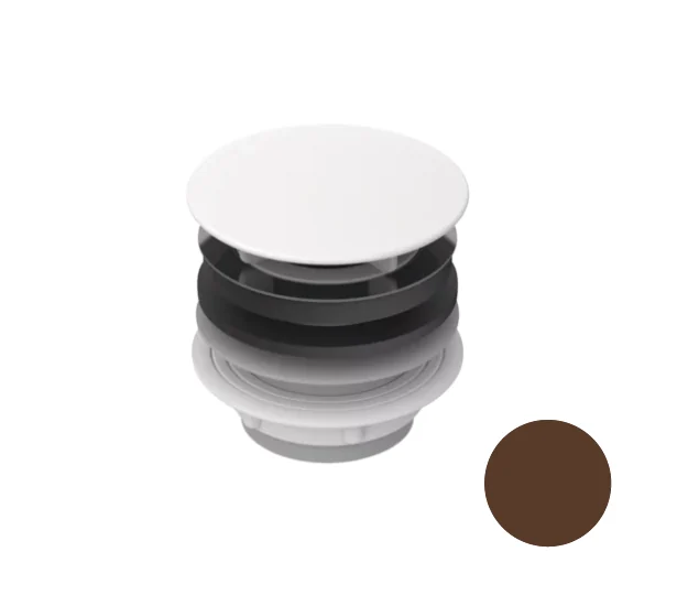 Донный клапан, Bette, для раковин, 1 1/4", цвет-Coffee matt
