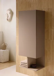 Шкаф-пенал, Duravit, Balcoon, шгв 500*360*1320, петли-справа, цвет корпуса/фасада-Slate Brown Matt Decor/Slate Brown Structured Matt Decor — иконка