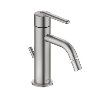 Смеситель для биде, Duravit, Balcoon, цвет-сталь брашированная