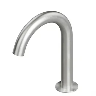Излив, Quadro design, Q, цвет-Steel Brushed — иконка