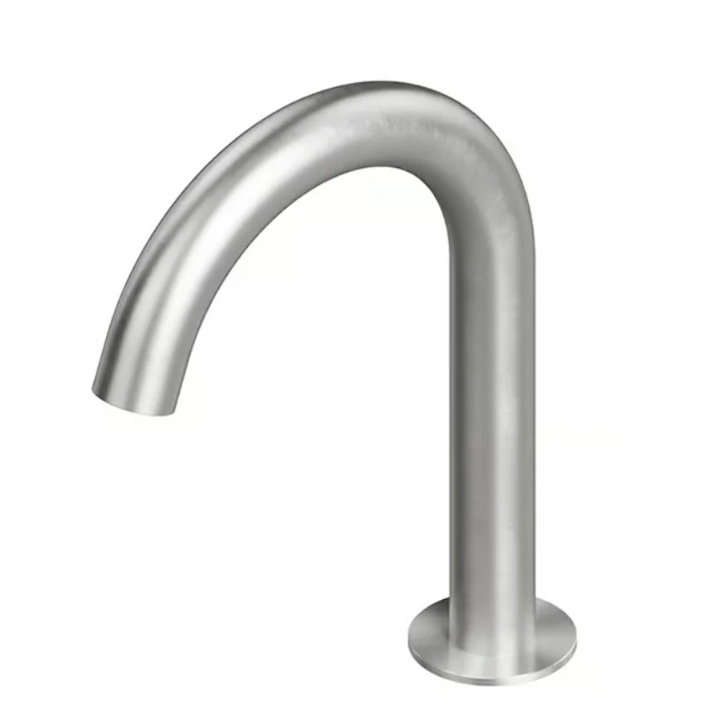 Излив, Quadro design, Q, цвет-Steel Brushed