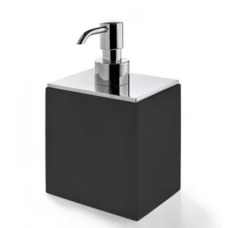 Дозатор для жидкого мыла, 3SC, BeMood Black, шгв 100*80*165, колба-композит чёрный, цвет дозатора-хром