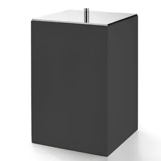 Урна, 3SC, BeMood Black, с крышкой, шгв 200*200*320, цвет-чёрный матовый, цвет крышки-хром