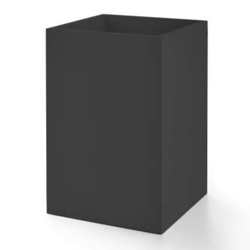 Урна, 3SC, BeMood Black, шгв 200*200*295, без крышки,, цвет-черный матовый