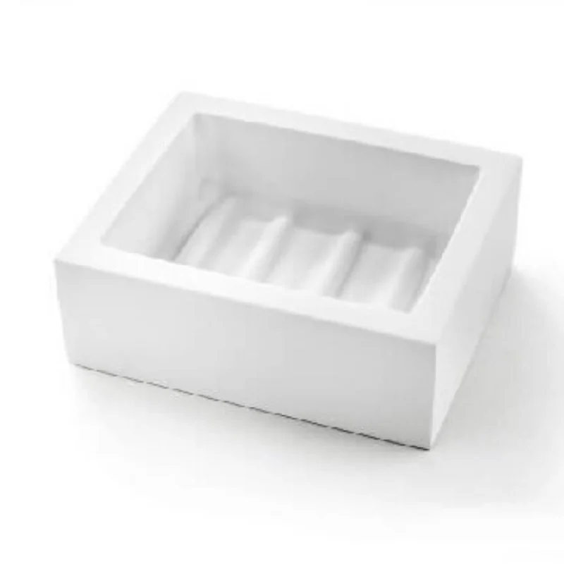 Мыльница, 3SC, BeMood White, шгв 100*80*35, цвет-белый матовый
