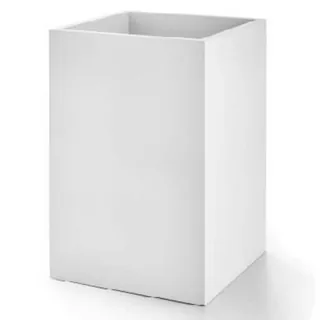 Урна, 3SC, BeMood White, без крышки, шгв 200*200*295, цвет-белый матовый — иконка