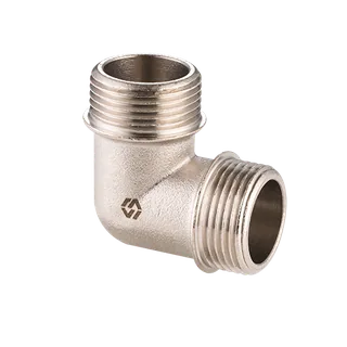 Угольник, 3/4", НН, латунь никелированная