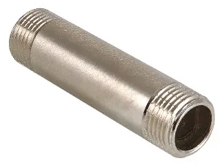 Бочонок, НН, 1/2"x1/2"x100 мм, латунь никелированная
