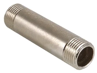Бочонок, НН, 1/2"x1/2"x100 мм, латунь никелированная