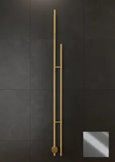Полотенцесушитель, Broner, Bruno Due, шгв 94*126*1700, нижнее, цвет-satin silk