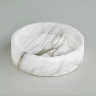 Мыльница, 3SC, Baster Round, шгв 110*110*30, цвет-Alabaster