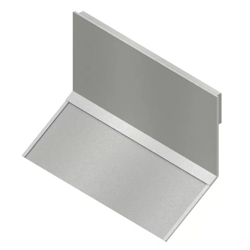 Излив, Quadro design, Complements, цвет-Steel Brushed