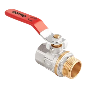Кран шаровой, AquaHit, 3/4", НВ, PN 25, ручка-рычаг (РГШ)