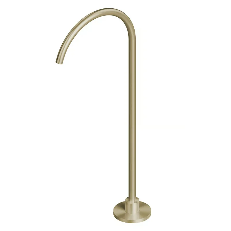 Излив, Quadro design, Complements, цвет-Light Gold PVD