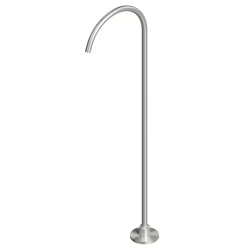 Излив, Quadro design, Complements, для раковины, цвет-Steel Brushed