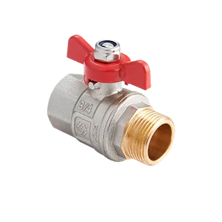 Кран шаровой, Premium, 1/2", НВ, PN 40, ручка-бабочка