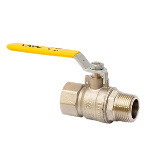 Кран шаровой, Premium, 1/2", НВ, PN 25, ручка-рычаг, газовый