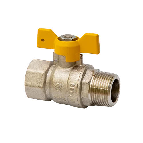 Кран шаровой, Premium, 3/4", НВ, PN 25, ручка-бабочка, газовый