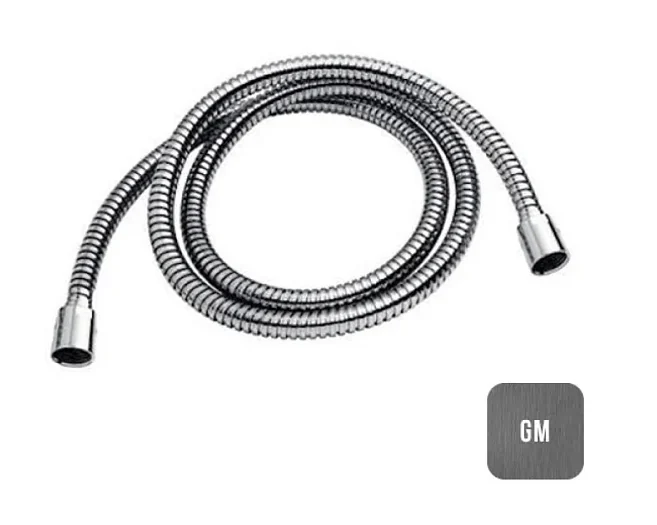 Шланг для душа, Almar, 316 Stalnless Steel, длина шланга, мм-1500, цвет-Gun Metal Brushed PVD (ПРОДАЕТСЯ ТОЛЬКО В КОМПЛЕКТЕ С ОСНОВНЫМ ИЗДЕЛИЕМ) (Товар заказной, возврату не подлежит)
