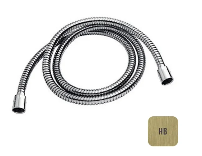 Шланг для душа, Almar, 316 Stalnless Steel, длина шланга, мм-1500, цвет-High Brass Brushed PVD (ПРОДАЕТСЯ ТОЛЬКО В КОМПЛЕКТЕ С ОСНОВНЫМ ИЗДЕЛИЕМ) (Товар заказной, возврату не подлежит)