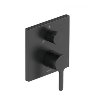 Смеситель для душа, Duravit, C.1, на 2 потребителя, цвет-черный матовый