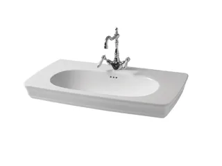 Раковина, Artceram, Civitas, шгв 900*500*220, отверстия для смесителя-1 сквозное, 2 промаркированных, цвет-Glossy White (Товар заказной, возврату не подлежит)