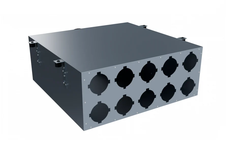 Коллектор, Flexag CMP-FLD 200/75x10, вентиляционный, D200, на 10/14 выxодов, без фланцев