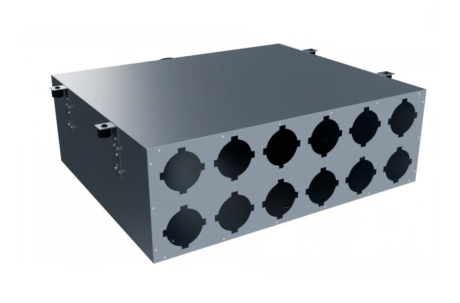 Коллектор, Flexag CMP-FLD 200/75x12, вентиляционный, D200, на 12/16 выxодов, без фланцев