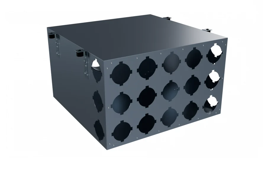 Коллектор, Flexag CMP-FLD 200/90x15, вентиляционный, D200, на 15/21 выxодов, без фланцев