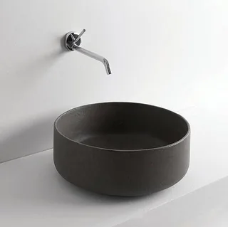Раковина, Artceram, Cognac, шгв 420*420*160, отверстия для смесителя-отсутствуют, Saniglaze, цвет-Grey Olive (Товар заказной, возврату не подлежит)