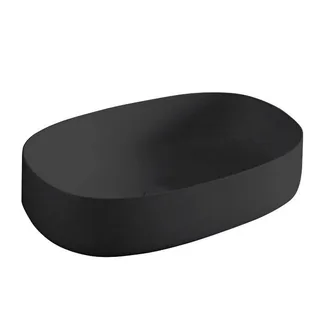 Раковина, Artceram, Cognac, шгв 550*350*145, отверстия для смесителя-отсутствуют, Saniglaze, цвет-черный матовый (Товар заказной, возврату не подлежит)