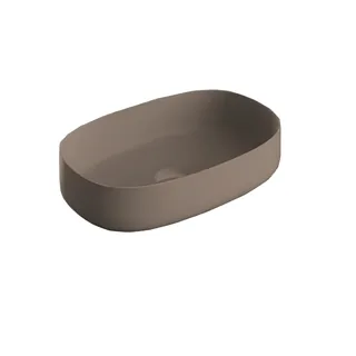 Раковина, Artceram, Cognac, шгв 550*350*145, отверстия для смесителя-отсутствуют, Saniglaze, цвет-Brown matera (Товар заказной, возврату не подлежит)