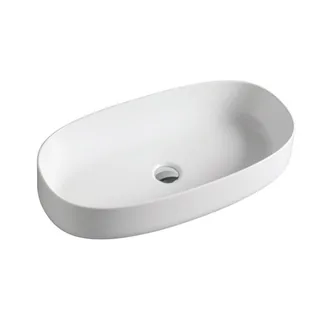 Раковина, Artceram, Cognac, шгв 680*350*150, отверстия для смесителя-отсутствуют, Saniglaze, цвет-белый матовый (Товар заказной, возврату не подлежит) — иконка