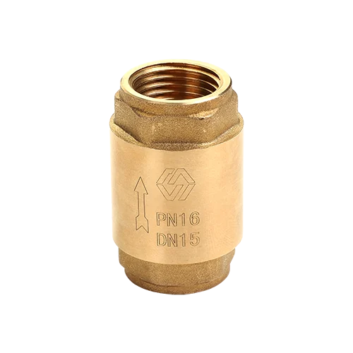 Клапан обратный, Premium, 3/4", ВВ, PN 16, с латунным сердечником