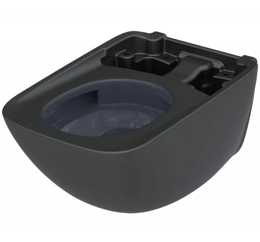 Унитаз, TOTO, Neorest WX1, подвесной, шгв 444*660*367, CEFIONTECT, цвет-черный матовый