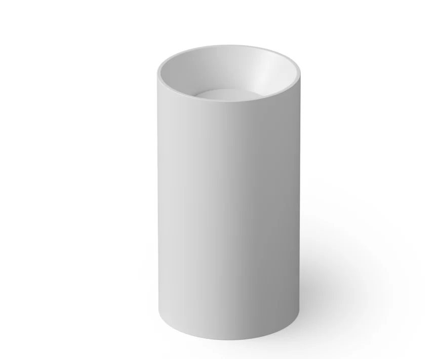 Раковина, DEA Design, Pedestal Basin, шгв 495*495*900, отверстия для смесителя-отсутствуют, цвет-белый матовый (Товар заказной, возврату не подлежит)