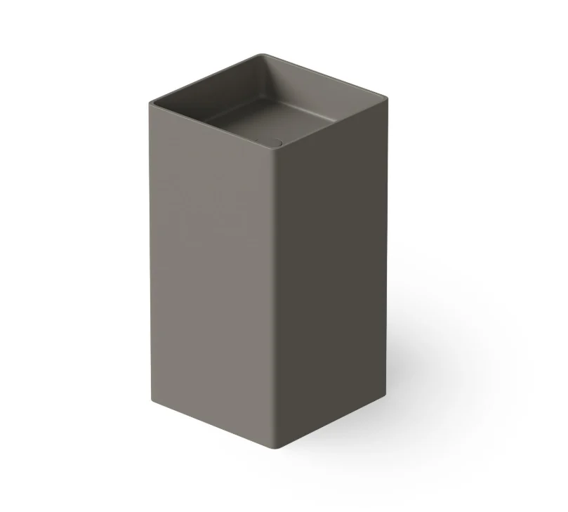 Раковина, DEA Design, Pedestal Basin, шгв 450*450*900, отверстия для смесителя-отсутствуют, цвет-Grey Matt (Товар заказной, возврату не подлежит)
