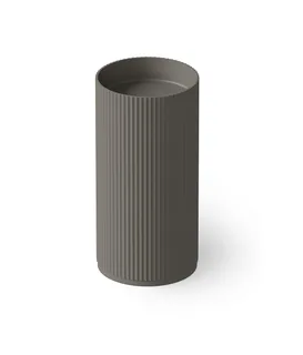 Раковина, DEA Design, Pedestal Basin, шгв 465*450*900, отверстия для смесителя-отсутствуют, цвет-Grey Matt (Товар заказной, возврату не подлежит)