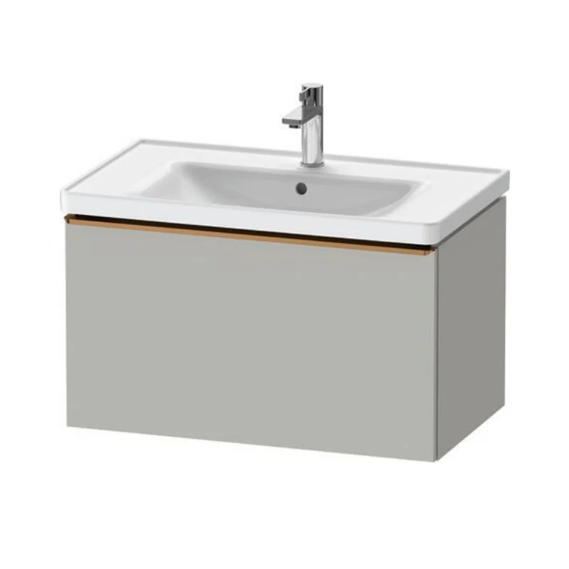 Тумба под раковину, Duravit, D-Neo, шгв 784*452*440, раковина-необходимо заказать, цвет-бетонно-серый матовый