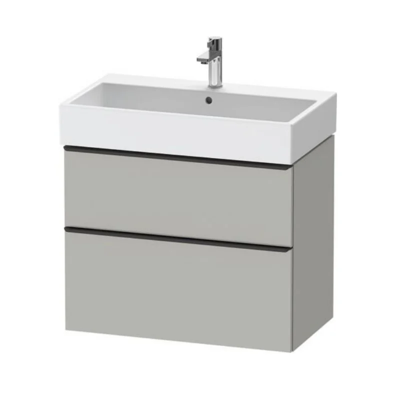 Тумба под раковину, Duravit, D-Neo, шгв 784*442*625, раковина-необходимо заказать, цвет-бетонно-серый матовый