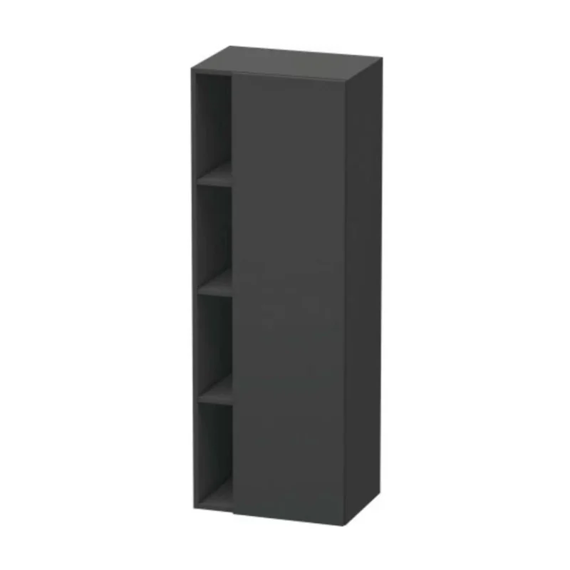 Шкаф-пенал, Duravit, Durastyle, шгв 500*360*1400, цвет-графит матовый