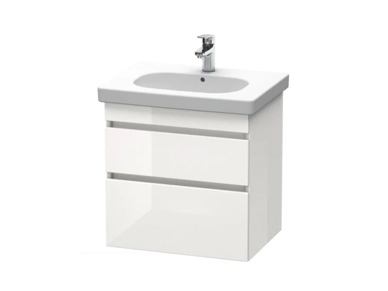 Тумба под раковину, Duravit, Durastyle, шгв 600*453*610, раковина-необходимо заказать, цвет-белый глянцевый