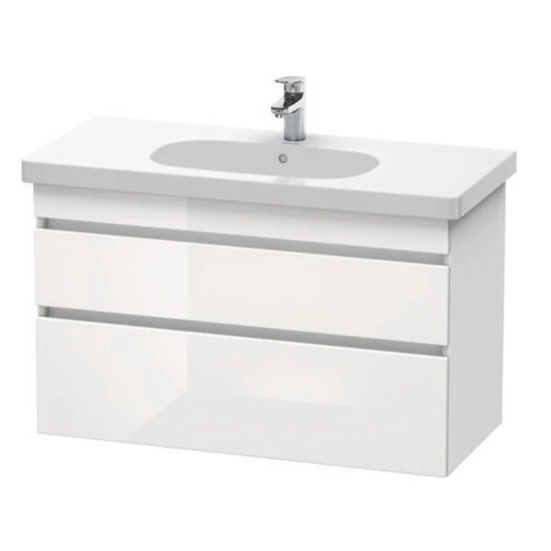 Тумба под раковину, Duravit, Durastyle, шгв 1000*453*610, раковина-необходимо заказать, цвет-белый глянцевый