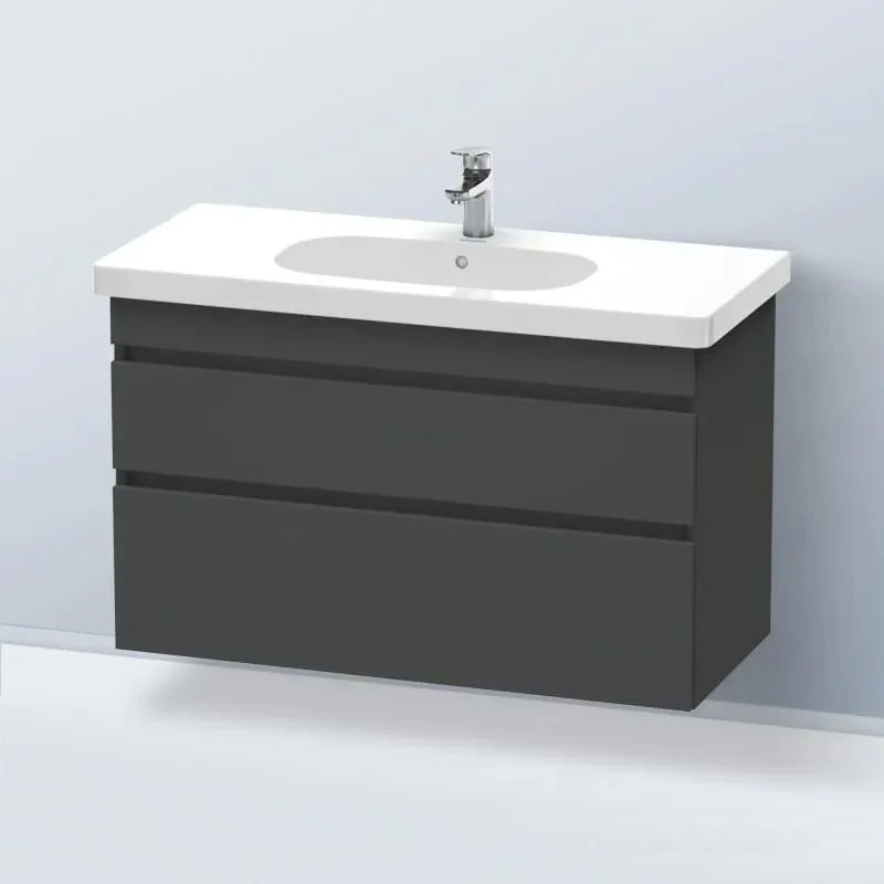 Тумба под раковину, Duravit, Durastyle, шгв 1000*453*610, раковина-необходимо заказать, цвет-графит матовый