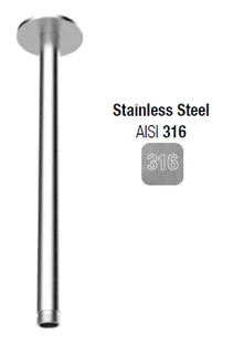 Держатель верхнего душа, Almar, 316 Stainless Steel, цвет-Stainless Steel AISI 316 (Товар заказной, возврату не подлежит)