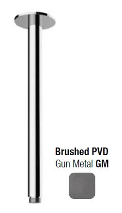 Держатель верхнего душа, Almar, Shower Arms, цвет-Gun Metal Brushed PVD (Товар заказной, возврату не подлежит)
